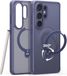 TORRAS UPro Ostand Spin Hoesje Geschikt voor Samsung Galaxy S26 Ultra - Compatibel met MagSafe / Qi2 - 360° Draaibare Magnetische Standaard - Back Cover Kickstand Ring - Paars