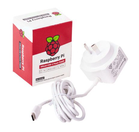 Raspberry Pi USB-C Power Supply - 15.3W - White