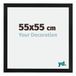 yd. Cadre photo 55x55 cm Noir mat MDF Catania