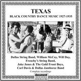 Various Document Texas: Black Country Dance Music (1927-35)