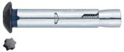 Anker M8x80, verzinkt, zwart, 100 pièces