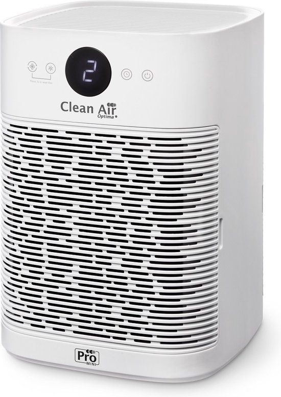 Clean Air Optima CA-502Pro Mini - HEPA UV-C Ionisator Luchtreiniger - 20 m² - Wit