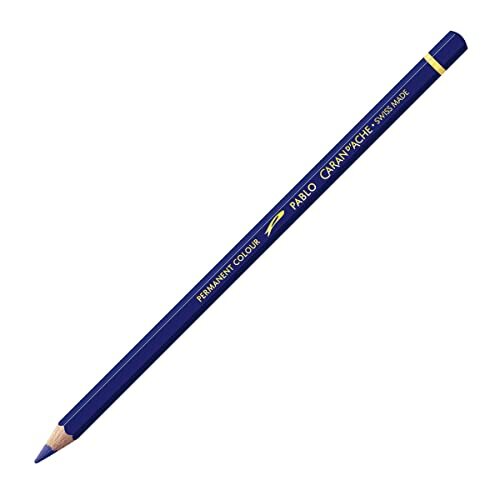 Caran d'Ache Pablo Wooden Artist Quality Colour Potloden kleurpotloden kleurpotloden potlood / 3 stuks/Pack - Kleur: 130 Royal Blue/koningsblauw (66.130) / FSC™-gecertificeerd cederhout