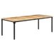 Prolenta Maison Exclusive - Table de salle à manger 220x100x76 cm bois de manguier brut