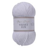 Utopia Crafts Velvet Lux Chenille Super Soft Chunky Garen voor Breien en Haken, 100g - 110m (Wit)