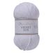 Utopia Crafts Velvet Lux Chenille Super Soft Chunky Garen voor Breien en Haken, 100g - 110m (Wit)