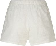 America Today Loungeshort Maud Vrouwen Effen 100% Katoen Off white XS