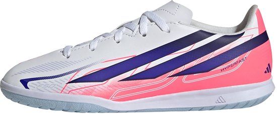 Adidas Performance F50 Hyperfast Club Indoor Voetbalschoenen Kids - Wit - Maat 31