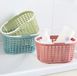 Sans marque 3 pièces Panier de douche en plastique Panier de douche avec poignée Panier de bain portable pour articles de toilette