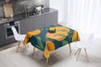 Bonamaison Tafelkleed, Anti-Mold, Sneldrogend, Waterdicht, 100% Polyester Tafellaken, 140cm x 140cm - Ontworpen en Vervaardigd in Turkije