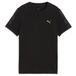 PUMA T-shirt à bande pour femmes, noir, taille 15-16Y