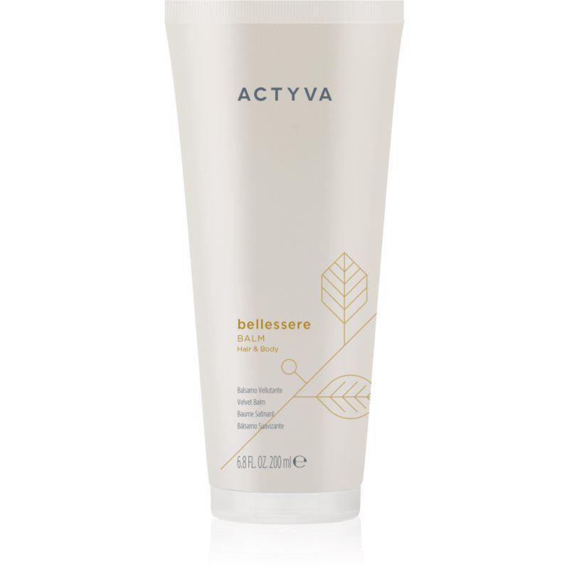 Actyva Bellessere balsem voor haar en lichaam met rustgevende en beschermende werking met arganoliën, zoete amandel- en lijnoliën, 200 ml