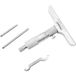 Dasqua 4611-8110 Micromètre de profondeur avec bloc de contrôle 0 - 50 mm DIN 863