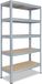 Shelfplaza PRO étagère métallique - 200x110x40 cm - zingué - 5 tablettes