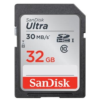 Sandisk 32GB SDHC Ultra Class 10 30MB/s