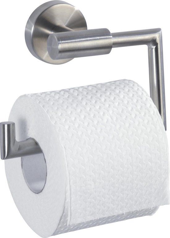 Wenko Bosio Toiletrolhouder - RVS - Matzilver