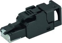 Telegärtner 100023052 Niet-afgeschermde veldgeconfectioneerbare RJ45-connector UFP8 T568B CAT.6A(IEC), AWG24/1-AWG23/1
