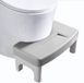 Merkloos / Sans marque Shenzhen Haorui Industrial Technology Co., Ltd. Toiletkruk Squat voor volwassenen, badkamerkruk, opvouwbare badkamer toilet, toilet voet krukje voor volwassenen, met opberggroef, 18 cm hoogte