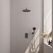Brauer Gunmetal Carving Thermostatische Regendoucheset Inbouw