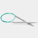 KnitPro Mindful Rondbreinaalden met Kabel 3,5 mm; 40 cm groen/zilver