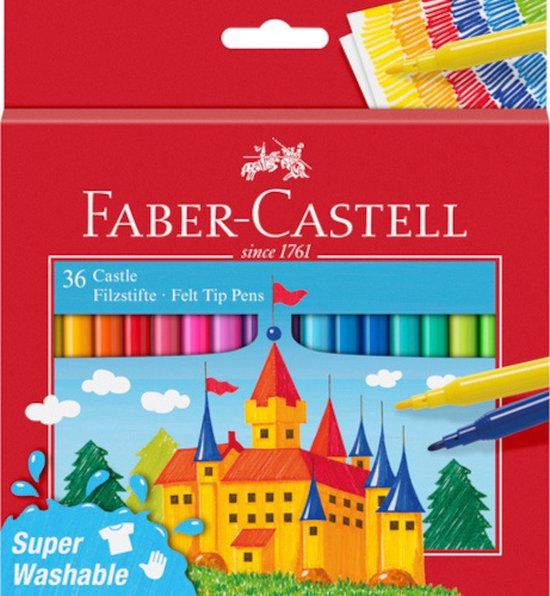 Faber-Castell Viltstiften - 36 stuks - Assorted Colors