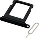 MMOBIEL Simkaart Houder Geschikt voor iPhone 13 mini – Sim Tray - Simkaarthouder Vervanging – Sim Card Tray - Incl. Sim Pin en Waterdichte Rubberen Ring - Zwart