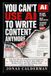 YOU CAN'T USE AI TO WRITE CONTENT ANYMORE: Why Fast-Moving Technology Gets Exaggerated, Who Profits From the Panic, What Deals Are Really in Play—and Why Picking a Side Is the First Mistake