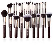 JESSUP T280 Professionele make-up kwasten set, 25 stuks, Hout bruin