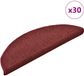 vidaXL Trapmatten 30 st 56x17x3 cm Bordeauxrood