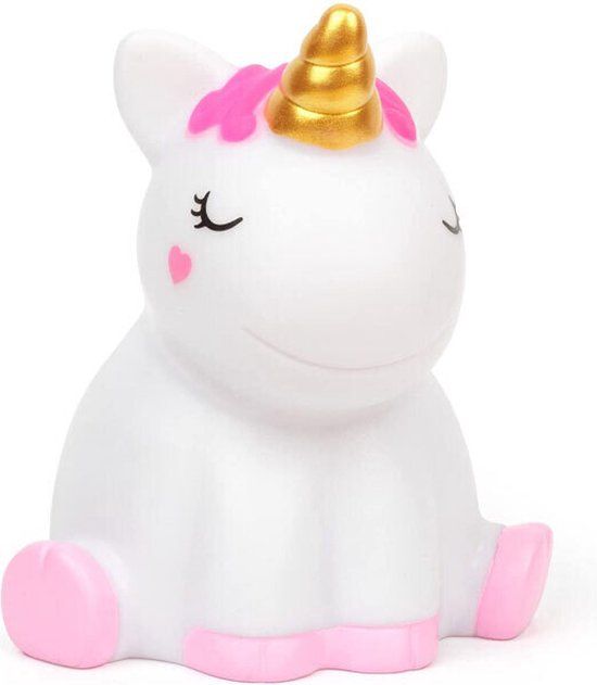 LEGAMI Sweet Dreams Nachtlampje - Eenhoorn - Changing Colors - 13 cm