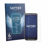 Savvies - Screenprotector voor Newland MT95 Kambur Pro III - Folie Beschermfolie transparant 6 Stuks