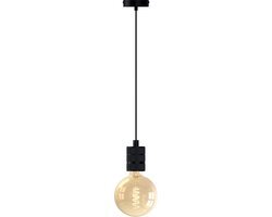 Calex Retro Pendel - Industrieel Hanglamp - E27 Fitting - Zwart - Excl. lichtbro