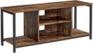 Vasagle TV-meubel met open vakken 40 x 120 x 50 cm vintage bruin-zwart