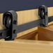 VEVOR Bi-opvouwbare schuifdeur hardware track kit, 132 cm top mount track kit, glijd soepel en stil, Heavy Duty, eenvoudig te installeren, geschikt voor twee 24" kast voorraadkast wasdeuren (niet