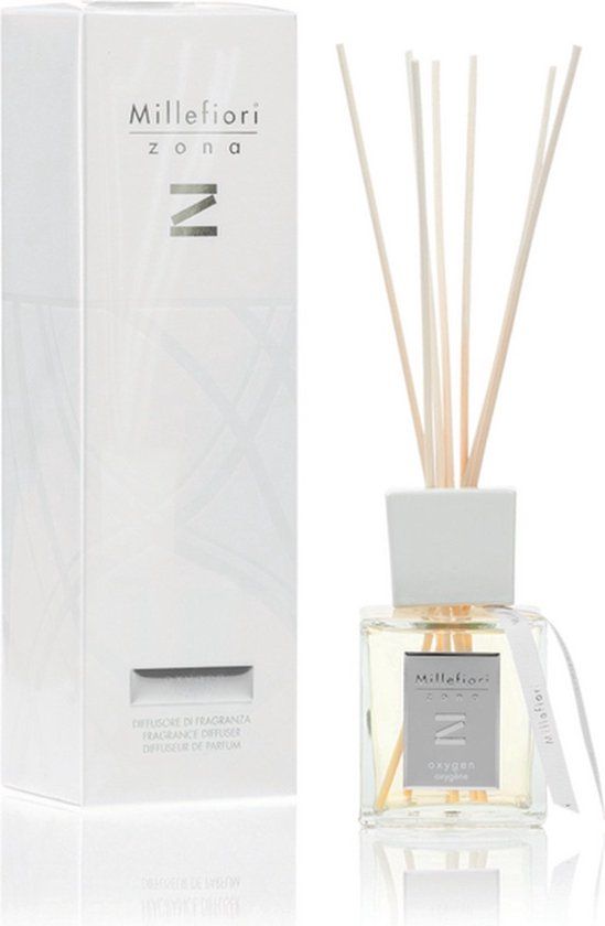 Millefiori Zona Geurstokjes - Soft Leather - 250 ml