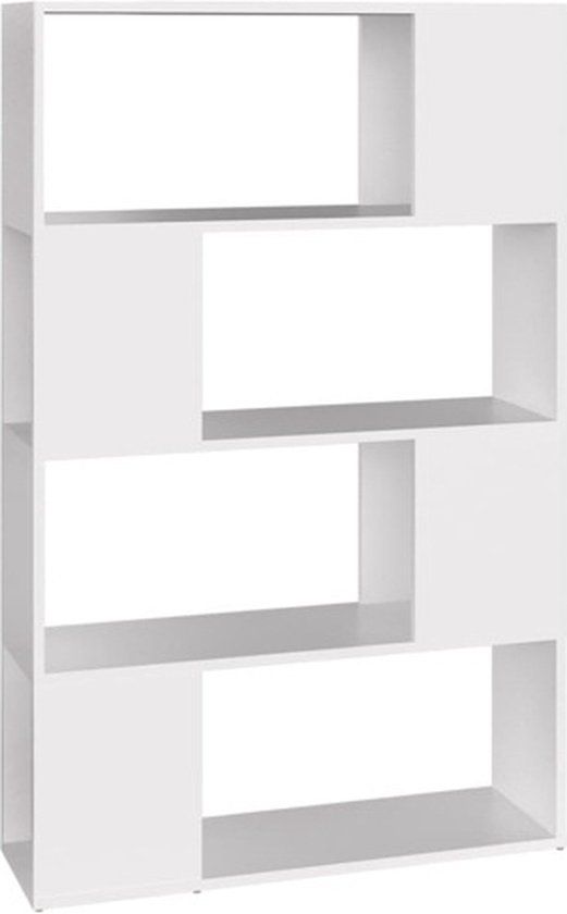 VidaXL Boekenkast/kamerscherm Wit Hout 800 mm x 240 mm x 1245 mm