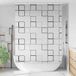 Maison Exclusive - Rideau de douche avec coffre, dimensions 150x240 cm, largeur du tissu 146 cm