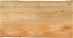 vidaXL Tafelblad met natuurlijke rand 120x60x2,5 cm massief mangohout