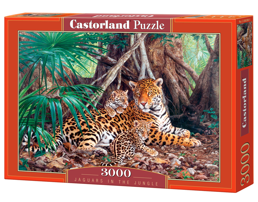 Castorland Jaguars in the jungle (limited distribution!) 3000 stukjes