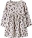 NAME IT Jurk beige / lichtblauw / donkerlila