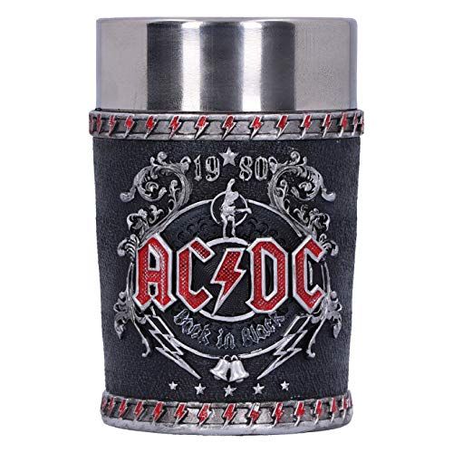 Nemesis Now ACDC Terug in Black Shot Glass, 8.5cm