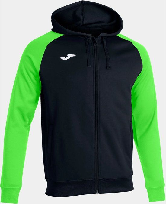 Joma Academy IV Hooded Sweatshirt Men - Black / Fluo Green | Size: S