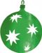 Merkloos / Sans marque Fest-Dekor Gmbh Kerstballen hangdecoratie groen 40 cm