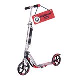 Hudora BigWheel 205-Het origineel met RX Pro technologie-Tret-scooter inklapbare City-Scooter 14724 - Big Wheel RX 205 Talla única zwart/rood