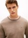 Tommy Hilfiger Heren Gebreide Trui Katoen Cashmere Bruin Maat S