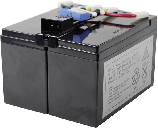 Energy VISRBC48 USV-installaties vervangt batterij (origineel) RBC48 Geschikt voor merk APC