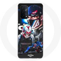 Maniacase Etui voor Oppo A74 5G Formule 1 Esteban Ocon F1 Driver