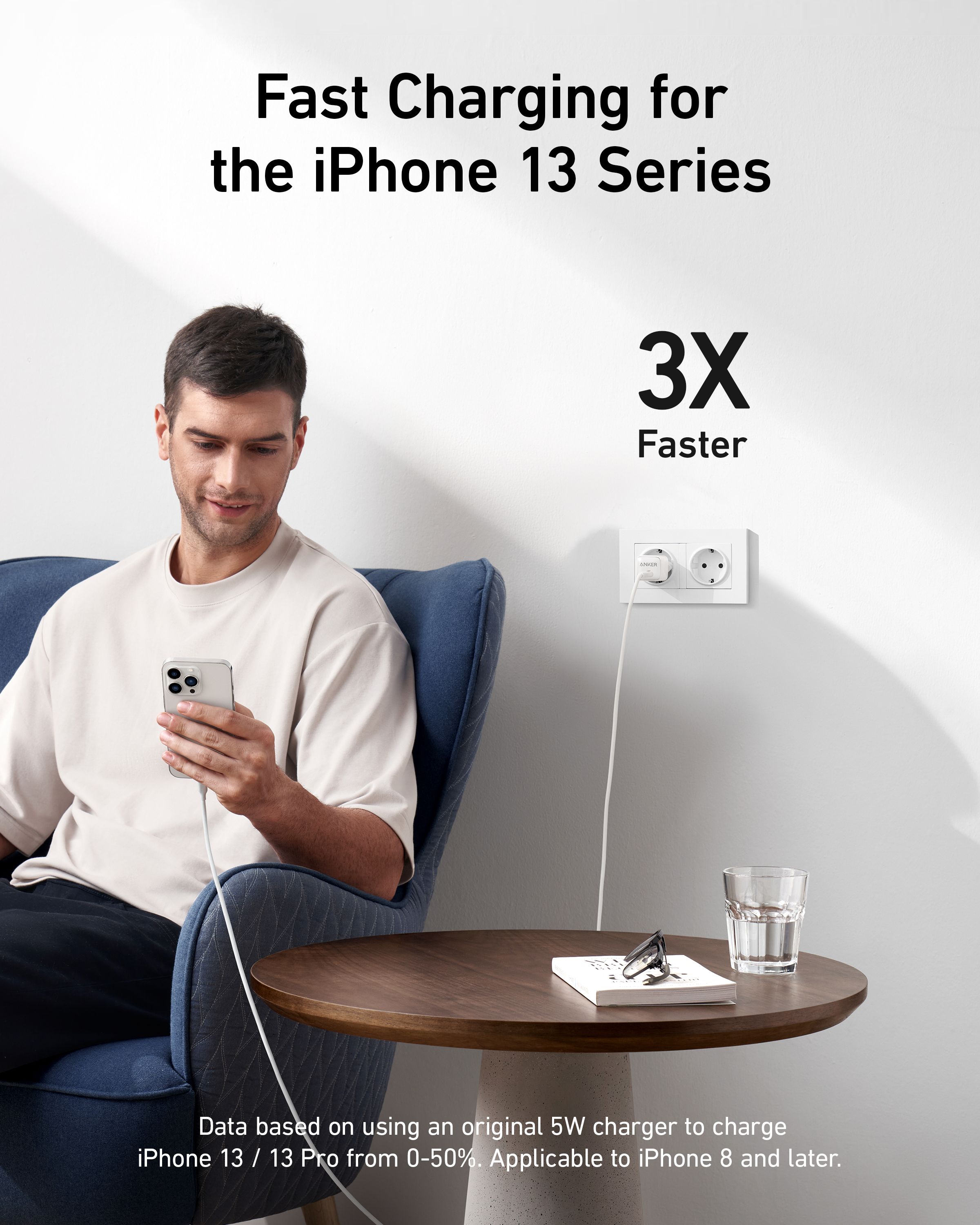 Anker 511 Charger (Nano Pro) - 20W - USB-C - White