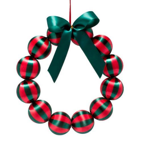 Vondels Krans groen/rood 26,5cm