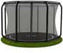 VirtuFit Trampoline au sol - Rond - Ø366 cm - Trampoline encastrable - Noir